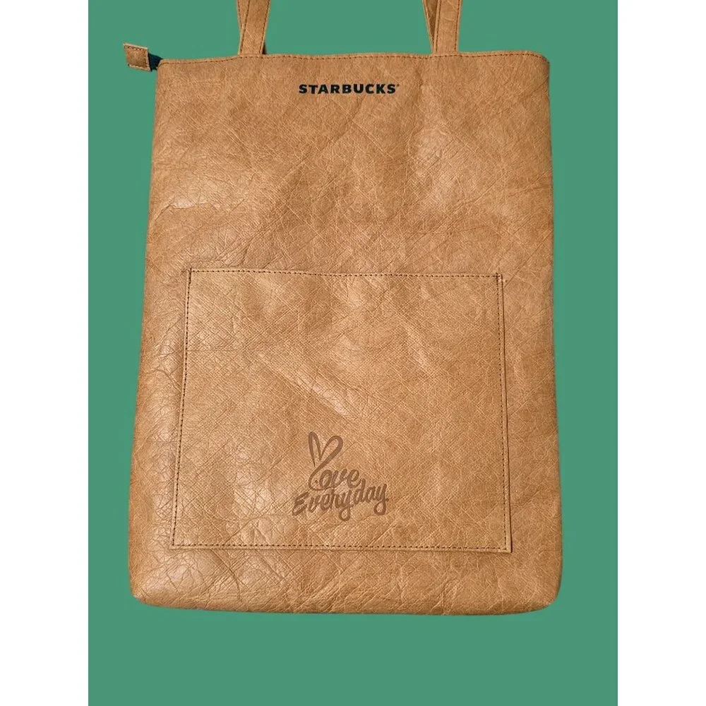 Starbucks Eco-Friendly Laptop Bag With Zipper & Handles - DuPont Paper &